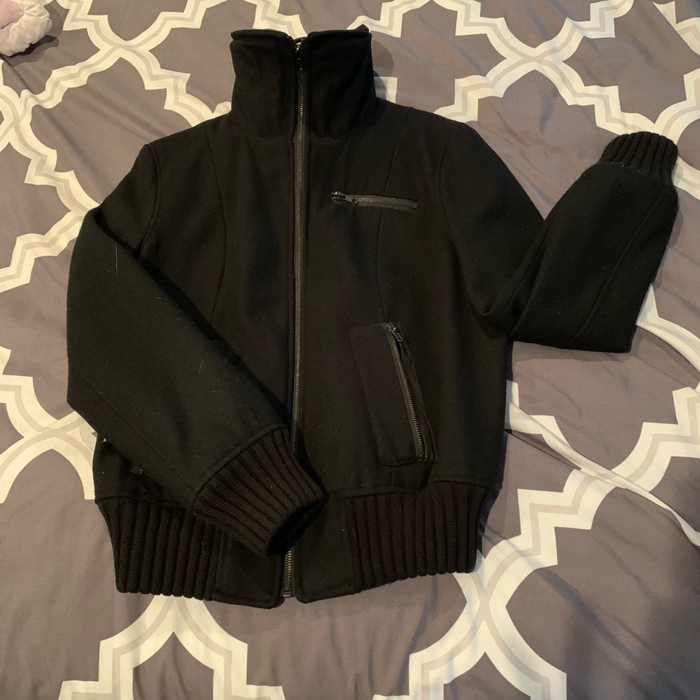 Black bomber jacket - Picture 2 of 2